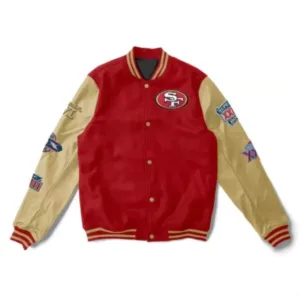San Francisco 49ers Super Bowl Champions Varsity Jacket