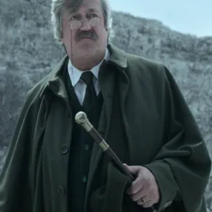 Sandman 2022 Stephen Fry Green Trench Coat