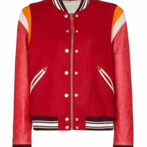 Scarlett Golden Goose Bomber Red Jacket