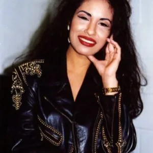 Selena Quintanilla Black Leather Jacket