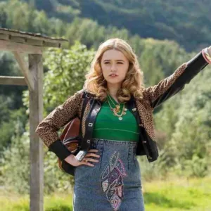 Sex Education Aimee Lou Wood Jacket