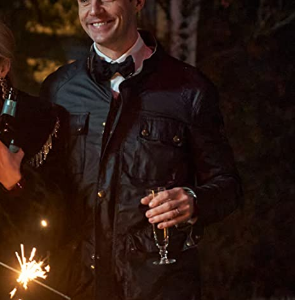 Silent Night 2021 Matthew Goode Black Jacket