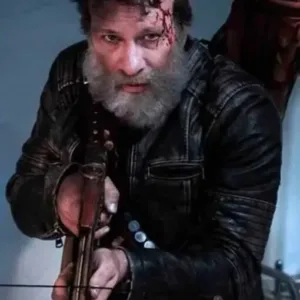 Thomas Jane Slayers Black Leather Biker Jacket