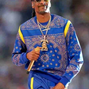 Snoop Dogg Blue Bandana Tracksuit