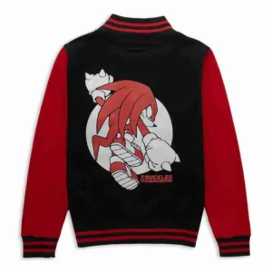 Sonic The Hedgehog Knuckles Varsity Jacket