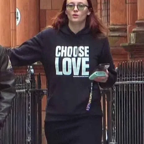 Sophie-Turner-Choose-Love-hoodie.webp