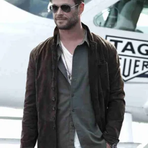 Spiderhead Chris Hemsworth Brown Jacket