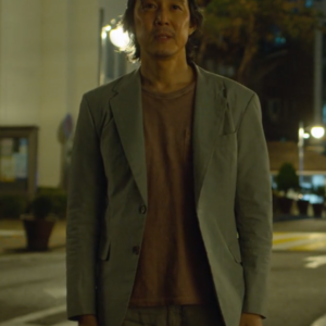 Squid Game Jung-jae Lee Grey Blazer