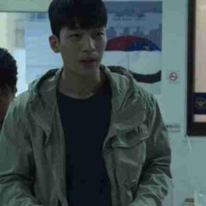 Squid Game Wi Ha-Joon Khaki Jacket