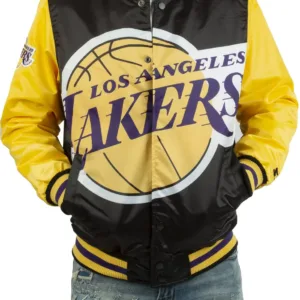 Starter Los Angeles Lakers Blown Up Logo Jacket