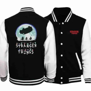 Stranger Things Christmas Light Varsity Jacket
