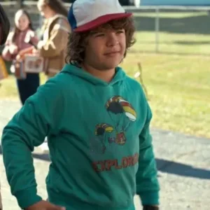 Stranger Things Dustin Sea Green Hoodie