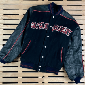 Streetwear Vintage Woolen Varsity Jacket