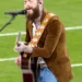 Super Bowl LVIII Post Malone Brown Blazer