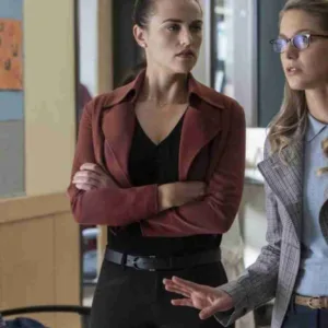 Supergirl Katie McGrath Red Jacket