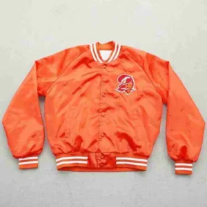 Tampa Bay Buccaneers Orange Satin Jacket