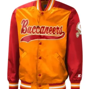 Tampa Bay Buccaneers Tradition Satin Red Jacket