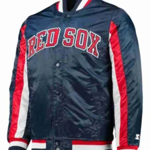 The Ace Boston Red Sox Satin Blue Jacket