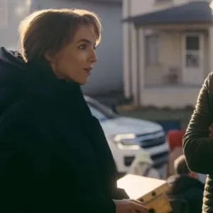 The Bikeriders 2023 Jodie Comer Puffer Jacket