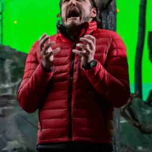 The Bubble 2022 Pedro Pascal Red Jacket