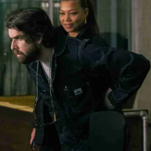 The Equalizer Season 2 Adam Goldberg Black Denim Jacket