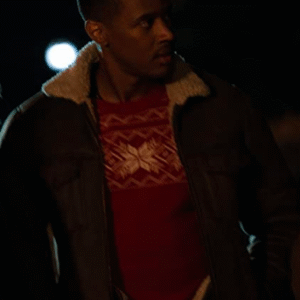 The Jenkins Family Christmas Anthony Chatmon II Brown Jacket