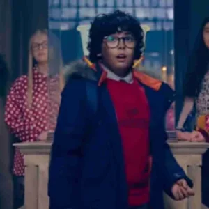 The Last Bus 2022 School Kid Blue Jacket