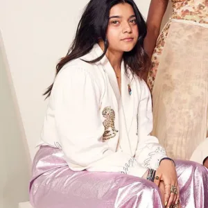 The Marvels 2023 Iman Vellani White Jacket