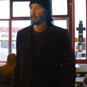 The Matrix Resurrections Keanu Reeves Black Blazer
