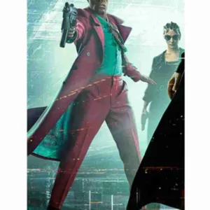 The Matrix Resurrections Morpheus Pink Coat