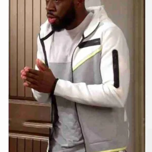 The Neighborhood S04 Sheaun McKinney White Tracksuit