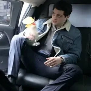 The Recruit 2022 Noah Centineo Shearling Jacket
