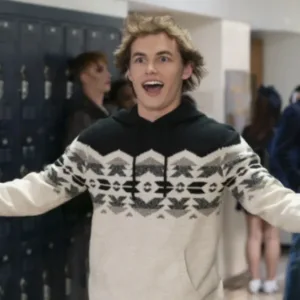 The Santa Clauses S02 Austin Kane Black And White Hoodie