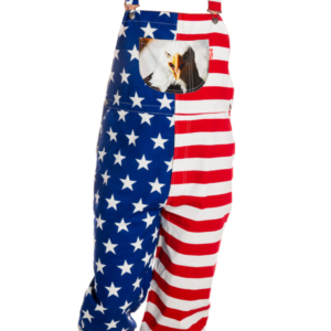 The Screaming Eagles American Flag Overalls