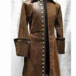 The Steampunk Captain Leather Coat