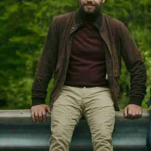 The Takedown Laurent Lafitte Brown Jacket