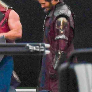 Thor Love And Thunder 2022 Chris Pratt Leather Coat