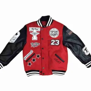 Top Gun Flying Legend Wool Kids Bomber Jacket