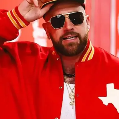 Travis Kelce Dallas Texans Jacket1 Travis Kelce Dallas Texans Jacket