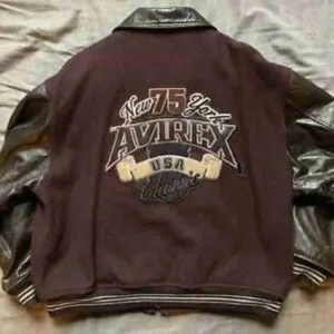 USA New York 75 Brown Jacket