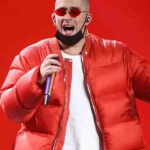 Univision Uforia Bad Bunny Red Jacket