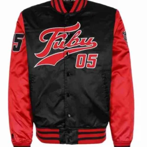 Varsity FUBU College Red & Black Jacket