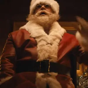 Violent Night Santa Claus Leather Jacket