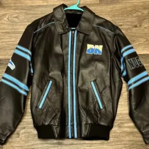 Vtg NBA Team Denver Nuggets Leather Jacket
