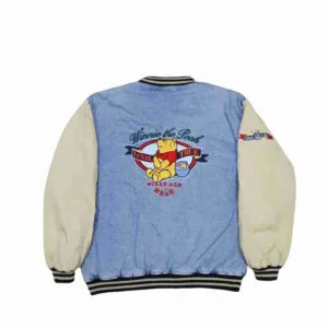 Winnie The Pooh Varsity Denim Jacket