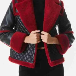 Women?s Aviator Pilot Style B3 Shearling Jacket
