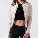 Women’s Moto Leather & Mesh Jacket