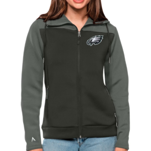 Women’s Philadelphia Eagles Antigua Charcoal Jacket