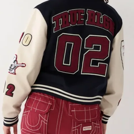 Women’s True Religion Varsity Jacket1 Women’s True Religion Varsity Jacket