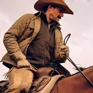 Yellowstone Season 5 Josh Lucas Quilted Jacket